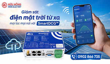 Giám sát điện mặt trời từ xa mọi lúc mọi nơi với SmartDCG™