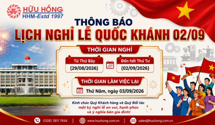 [THÔNG BÁO] Lịch nghỉ Lễ Quốc Khánh 2/9 năm 2026