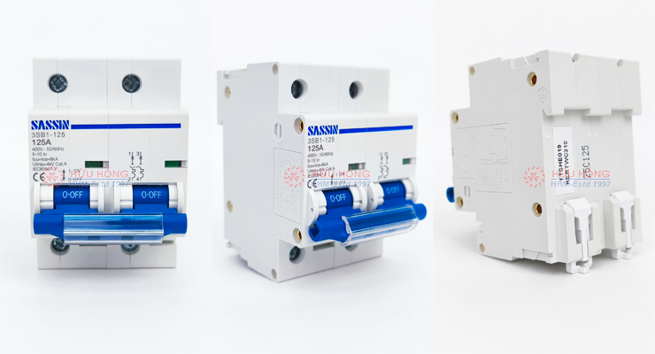 Thiết bị đóng cắt MCB 2 cực 3SB1-125