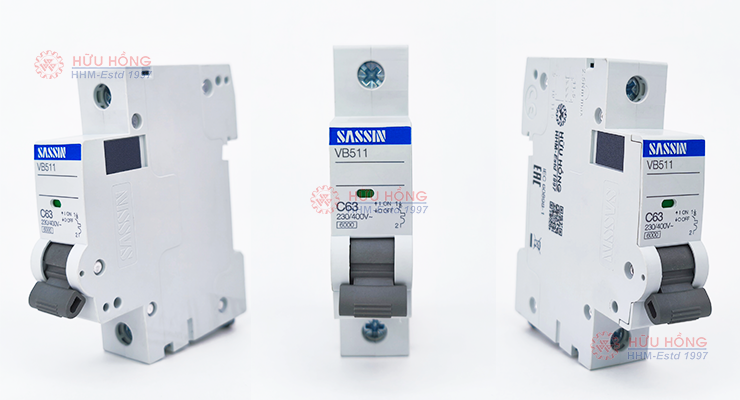 Thiết bị đóng cắt MCB 1 cực - VB511-1P 63A