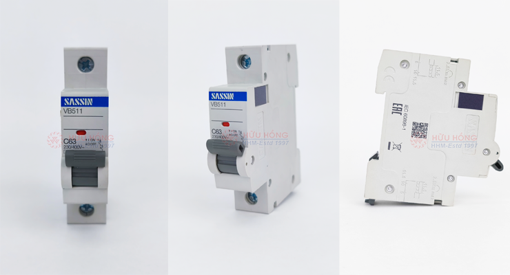Thiết bị đóng cắt MCB 1 cực - VB511-1P 63A