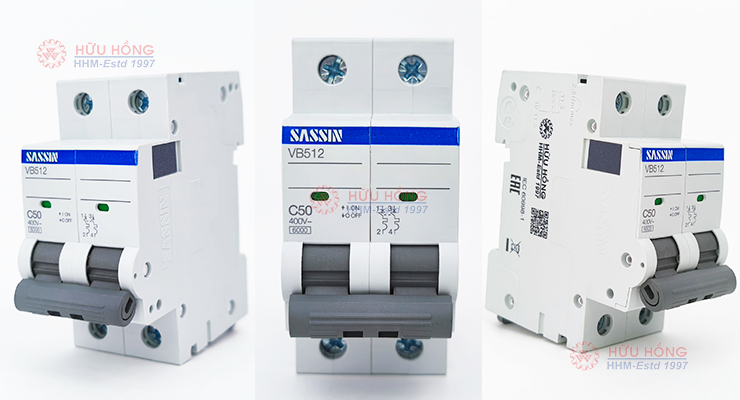 Thiết bị đóng cắt MCB 2 cực-VB512-2P 50A