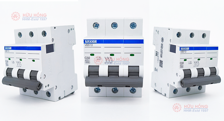 Thiết bị đóng cắt MCB 3 cực - VB513 - 32A - 3P