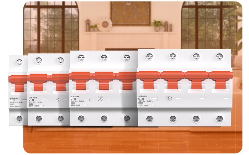 Thiết bị đóng cắt MCB - SGB-125H