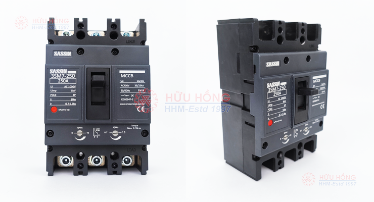Thiết bị đóng cắt MCCB loại điều chỉnh dòng SASSIN 3SM7-250