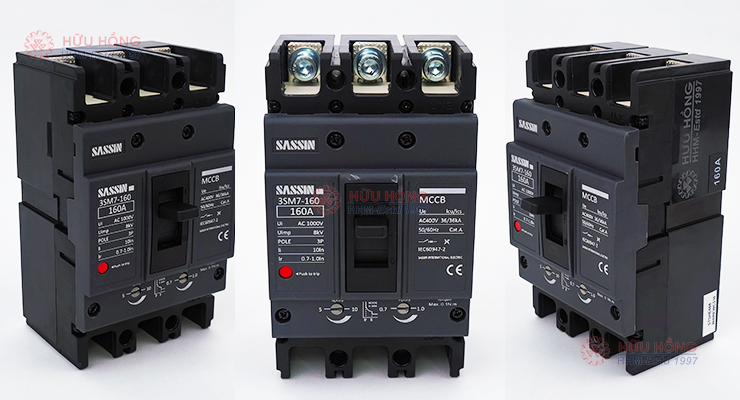 Thiết bị đóng cắt MCCB loại điều chỉnh dòng SASSIN 3SM7-160A