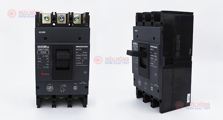 Thiết bị đóng cắt MCCB loại điều chỉnh dòng SASSIN 3SM7-315A