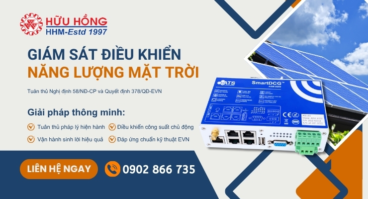 Chủ động điều khiển điện mặt trời theo Nghị định 58 