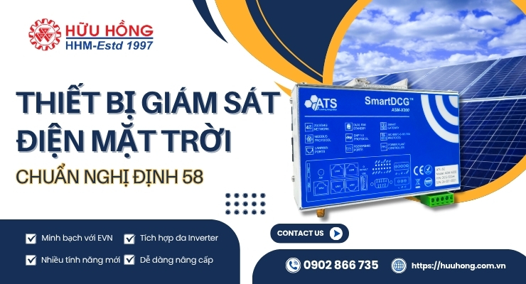 Giám sát năng lượng mặt trời chuẩn nghị định 58 với thiết bị SmartDCG™