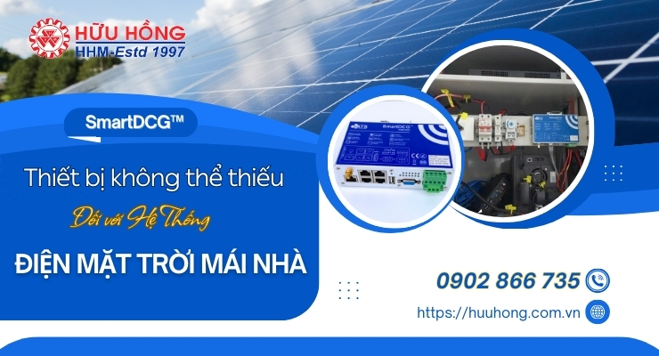 Điện Mặt Trời Mái Nhà Không Thể Thiếu Thiết Bị Giám Sát SmartDCG™