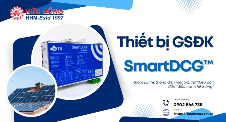 Điện mặt trời mái nhà không thể thiếu thiết bị giám sát SmartDCG™
