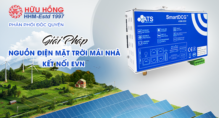 giải pháp giám sát điều khiển điện mặt trời mái nhà