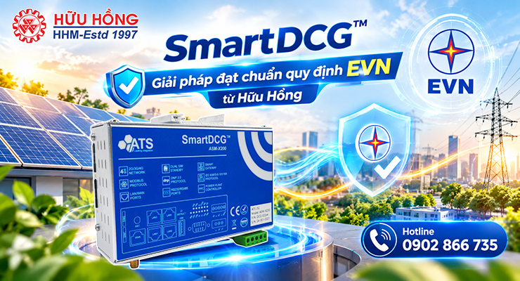 Giải pháp giám sát và điều khiển công suất điện mặt trời đáp ứng tiêu chuẩn kết nối EVN