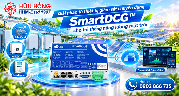 Giải pháp giám sát và điều khiển công suất điện mặt trời đáp ứng 100% tiêu chuẩn kết nối EVN