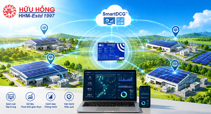 Giải pháp quản lý nhiều nhà máy điện mặt trời bằng SmartDCG đồng bộ và tối ưu vận hành