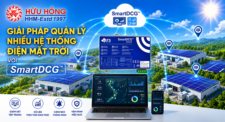 Giải pháp quản lý nhiều nhà máy điện mặt trời bằng SmartDCG đồng bộ và tối ưu vận hành