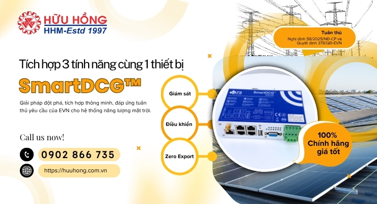 Giám sát Điều khiển Zero Export trong một thiết bị SmartDCG
