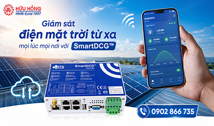 Giám sát điện mặt trời từ xa mọi lúc mọi nơi với SmartDCG™