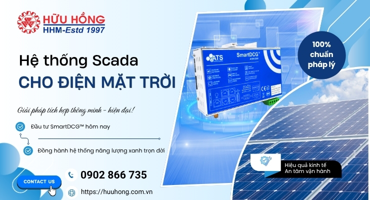 Hệ thống Scada cho trạm năng lượng mặt trời 