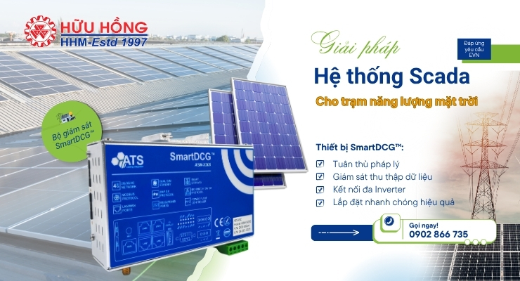 Hệ thống Scada cho trạm năng lượng mặt trời 