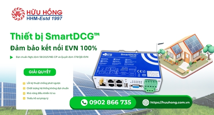 Hệ thống Solar không thể kết nối EVN? Đã có thiết bị SmartDCG™ giải quyết vấn đề cho bạn