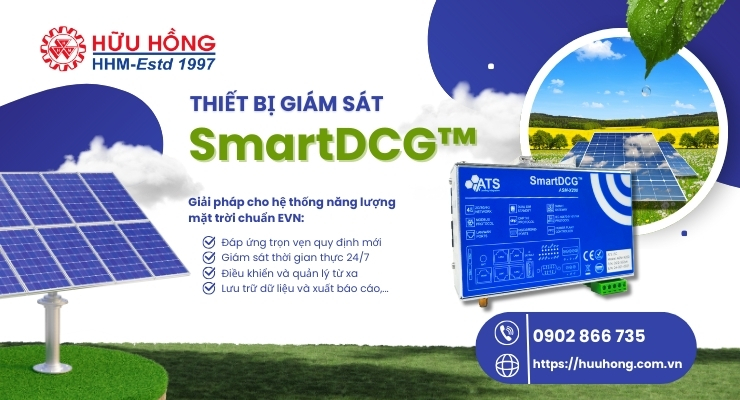 Hệ thống năng lượng mặt trời từ 100kW cần ngay giải pháp giám sát SmartDCG chuẩn Quyết định 378