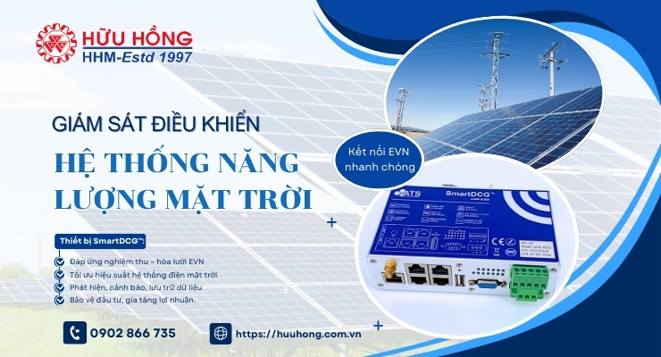 Hệ thống năng lượng mặt trời từ 100kW cần ngay giải pháp giám sát SmartDCG chuẩn Quyết định 378