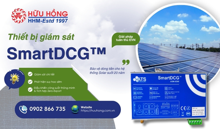 Mua SmartDCG™  một lần: Giải pháp giám sát hệ thống Solar bền vững 20 năm