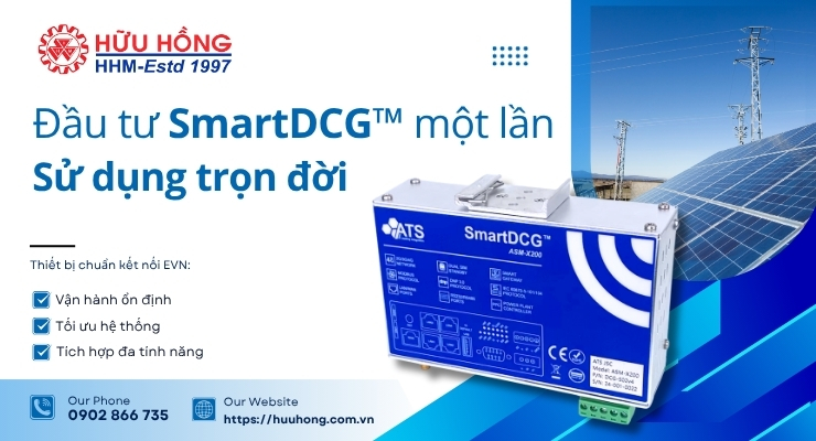 Mua SmartDCG một lần Giải pháp giám sát hệ thống Solar bền vững 20 năm