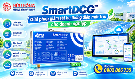SmartDCG™ - Giải pháp giám sát hệ thống điện năng lượng mặt trời cho doanh nghiệp