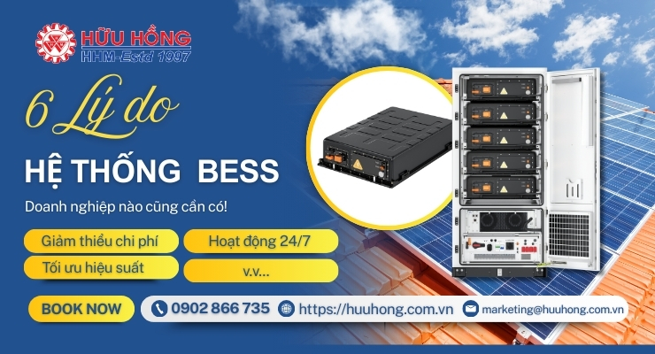 Tại sao doanh nghiệp cần hệ thống lưu trữ năng lượng (BESS) ngay hôm nay