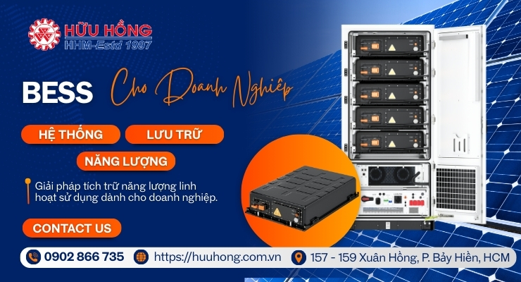 Tại sao doanh nghiệp cần hệ thống lưu trữ năng lượng (BESS) ngay hôm nay