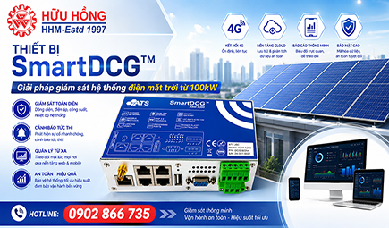 Thiết bị giám sát SmartDCG™ - Giải pháp an toàn cho hệ thống điện mặt trời mái nhà