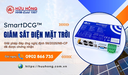 Thiết bị SmartDCG™ giám sát điện năng lượng mặt trời - Giải pháp đáp ứng nghị định 58/2025 đã được chứng nhận