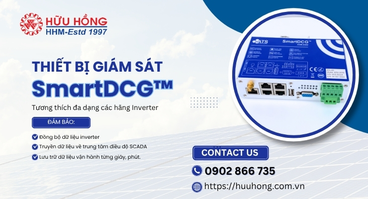 Thiết bị giám sát SmartDCG™ - Giải pháp điều khiển điện mặt trời tương thích đa Inverter