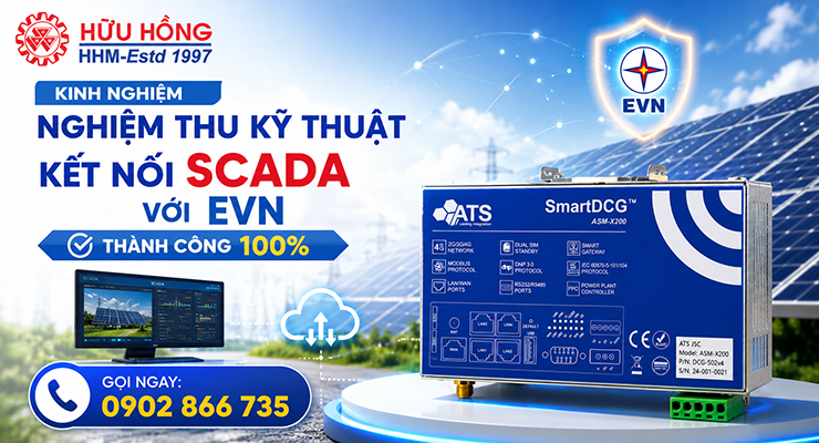 Thiết bị giám sát chuẩn EVN cho hệ thống năng lượng mặt trời