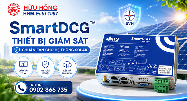 Thiết bị giám sát chuẩn EVN cho hệ thống năng lượng mặt trời
