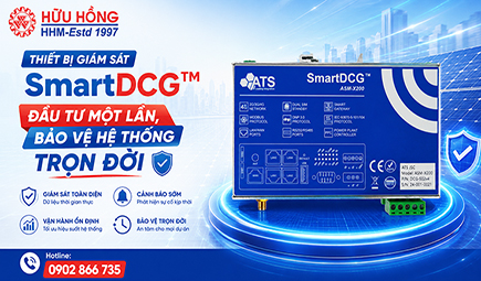 Thiết bị giám sát điện năng lượng mặt trời SmartDCG™: Đầu tư một lần, bảo vệ hệ thống trọn đời