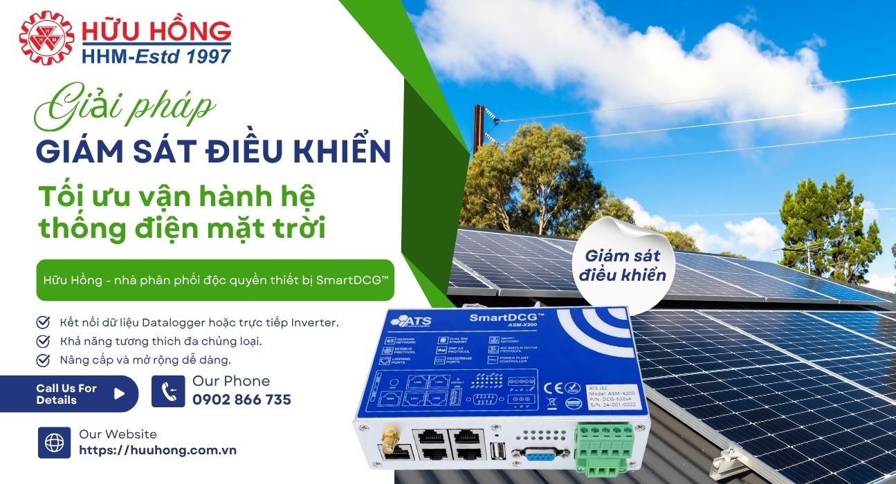 Giải pháp giám sát điều khiển điện mặt trời