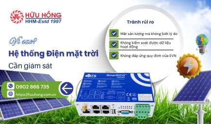 Hệ thống điện mặt trời cần có thiết bị giám sát thông minh SmartDCG™