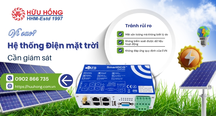 tại sao hệ thống điện mặt trời cần thiết bị giám sát
