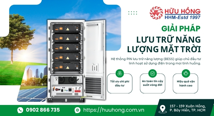 Hệ thống lưu trữ năng lượng tái tạo thông minh - PIN BESS