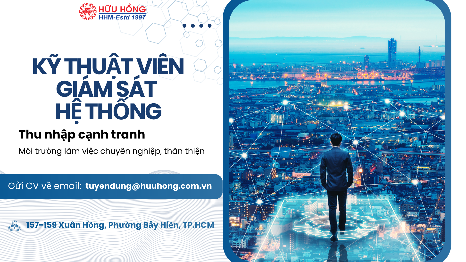 Tuyển dụng Kỹ thuật viên Giám sát hệ thống