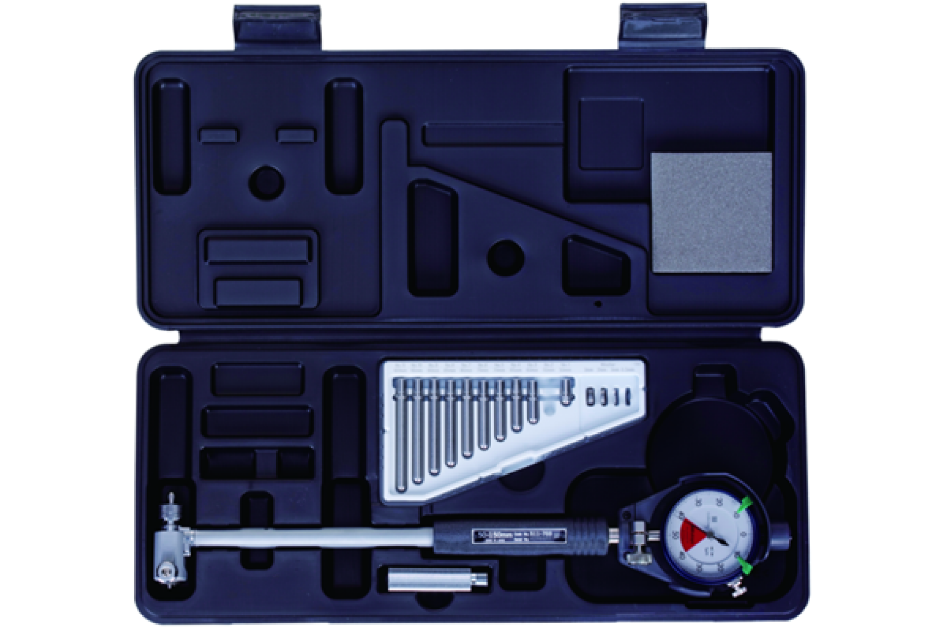 Đồng Hồ Đo Lỗ Đo Trong 2 Chấu 50-150mm, 0,001mm Mitutoyo 511-723-20 9 Đồng hồ đo lỗ 511-723