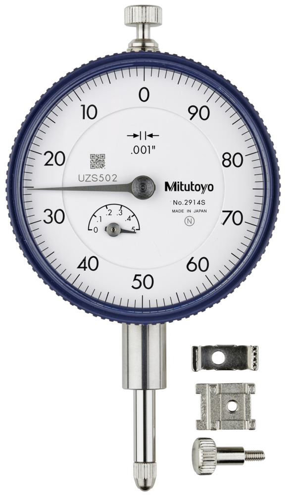 Đồng Hồ So Cơ Khí, Lug Back, AGD/ANSI 0,5", 0,001" Mitutoyo 2914A 12 Đồng hồ so cơ khí tiêu chuẩn