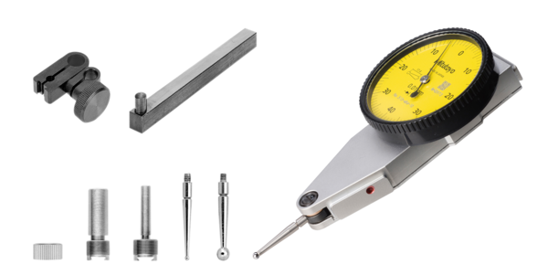 Đồng Hồ So Chân Gập, Dial Test Indicator Parallel Type 0,8mm, 0,01, 4/8mm Stem, with Bracket Mitutoyo 513-484-10T 12 dong ho so chan gap 513 484 10t