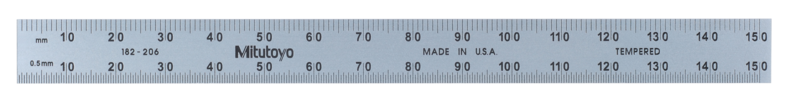 Thước Lá Thép 150mm/6", Metric/Inch Mitutoyo 182-206 6 thuoc la mitutoyo 182 206
