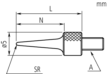 Hình ảnh sản phẩm Kim đo R 0,2mm