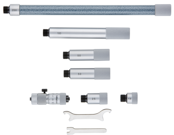 Panme Đo Trong Dạng Thanh Nối Cơ Khí 50-500mm Mitutoyo Mitutoyo 137-208 12 panme thanh do trong dien tu 137 208